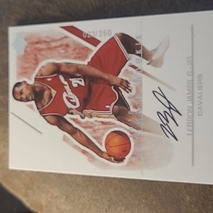 2003 LEBRON JAMES ULTMATE RC REPRINT WITH FACSIMILE AUTO